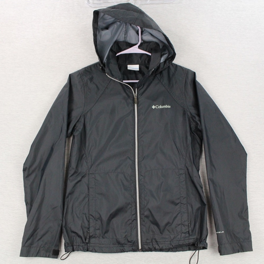 Columbia Switchback II Lightweight Waterproof Jacket Womens Size Small Black
